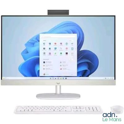 an image of a desktop computer with a keyboard and mouse