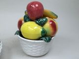 a bowl of fruit that is sitting on a table