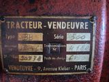 a close up of a label on a red machine