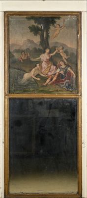 une image d'un tableau sur le mur d'une pièce