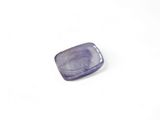 an image of a purple glass object on a white surface
