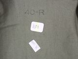 a close up of a jacket with a price tag on it