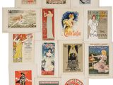 an image of a bunch of posters on a white wall