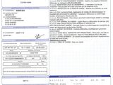 a close up of a document with a barcode on it
