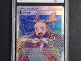 a close up of a card with a pokemon character on it