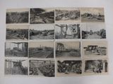 an old black and white photo of a bunch of pictures