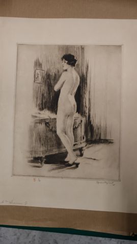 Lucien Henri GRANDGERARD (1880-1970). Pochette numérotée contenan...