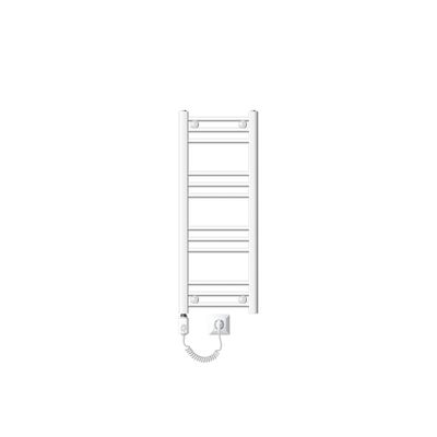une image représentant un dessin d'un sèche-serviettes accroché à un mur blanc