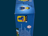 a blue box with a picture of thomas the train on it