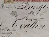 an image of an old envelope with a stamp on it