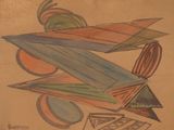 dessin représentant un avion sur lequel se trouvent plusieurs objets