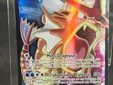 an image of a pokemon card in a clear box