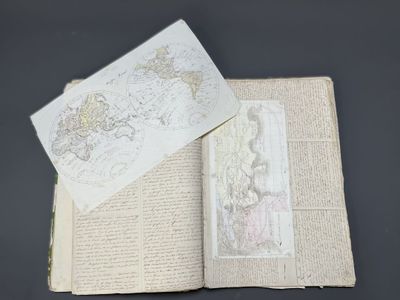 [Manuscrit]. Extrait de l'Atlas historique de A. Lesage, com…