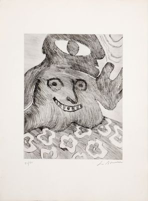une image représentant un dessin d'un chien portant un chapeau sur la tête