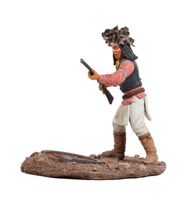 75 mm. Far-West. Guerrier Apache.