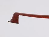 the glasses are made of wood and have a brown frame
