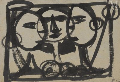 une image d'un dessin en noir et blanc d'un homme et d'une femme