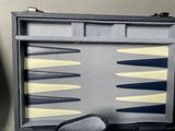 a backgam set in a case on a table