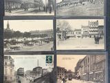 an old photo of a series of photographs of a city