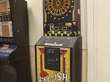 two machines that are next to each other in a room
