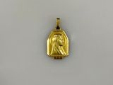 une image représentant un cadenas doré orné d'une effigie de Jésus