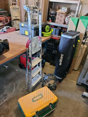 a room with a lot of stuff on the floor