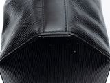 louis vuitton black monogramet leather tote bag