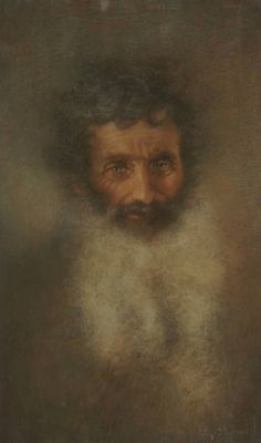 LÉVY-DHURMER Lucien, 1865-1953, Homme barbu, pastel, signé e…