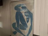 a picture of a painting on the wall of a room