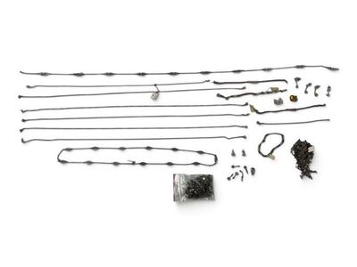 a picture of a set of wires and wires on a white surface