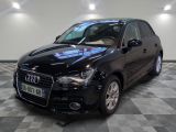 an image of a black audi car in a showroom