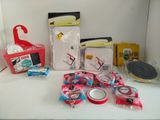 many items that are on the counter in the room