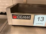 a close up of a box on a conveyor belt