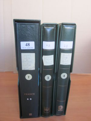 Trois albums Yvert et Tellier avec étuis TP de France neufs … - Photo 1