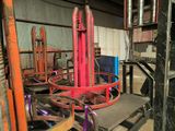 a picture of a fork lift in a warehouse