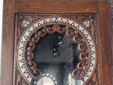 a clock that is on the wall in the room
