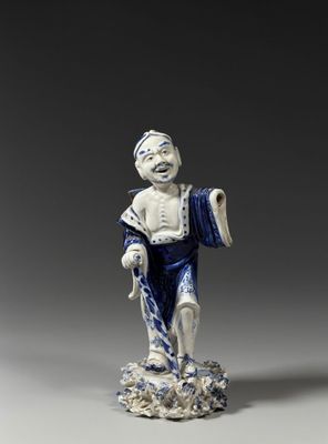 EUROPE - XVIIIe siècle. SUJET figurant un personnage asiatiq…