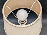 a lamp that has a light bulb in it
