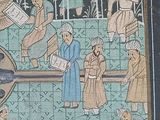 a picture of a painting on the wall of a building