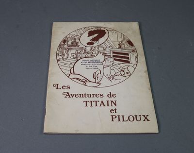 french children ' s book, les adventures de titin et piloux