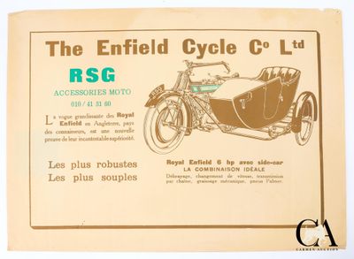 une ancienne publicité pour la société Enfield Cycle Co. Ltd.