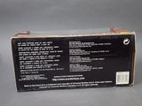 a black box with the contents of the package on it