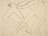 an image of a drawing of two people in a dance pose