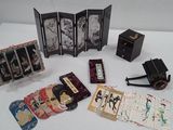a lot of different items that are on a table