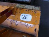 a close up of a fork with a number on it