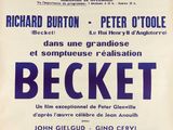 a poster advertising a movie about the life and times of richard burton