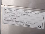 a label on the side of a machine that is made in china
