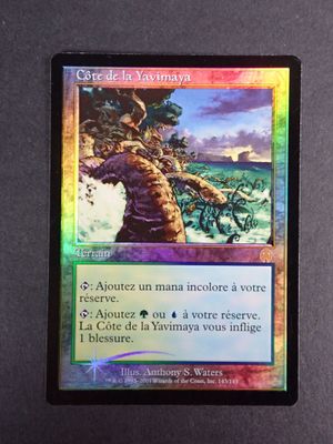 a close up of a card with a picture of a tree on it
