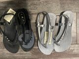 three pairs of black and white flip flop flop flop flop flop flop flop flop flop flop flop flop flop flop