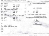 l'image d'un document sur lequel figure la photo d'une voiture